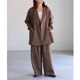 ダブルジャケット+ワイドパンツセットアップ | Riberry | 詳細画像38 