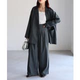 ダブルジャケット+ワイドパンツセットアップ | Riberry | 詳細画像5 