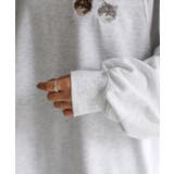 ネコ刺繍ラグランオーバーサイズ薄手スウェット | Riberry | 詳細画像20