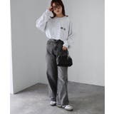 ネコ刺繍ラグランオーバーサイズ薄手スウェット | Riberry | 詳細画像3