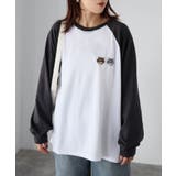 ネコ刺繍ラグランロンT | Riberry | 詳細画像10