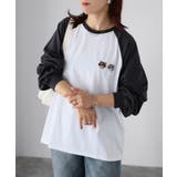 ネコ刺繍ラグランロンT | Riberry | 詳細画像14