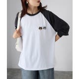 ネコ刺繍ラグランロンT | Riberry | 詳細画像15