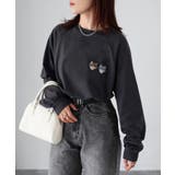 ネコ刺繍ラグランロンT | Riberry | 詳細画像24