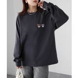 ネコ刺繍ラグランロンT | Riberry | 詳細画像27