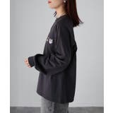 ネコ刺繍ラグランロンT | Riberry | 詳細画像28