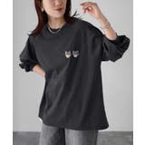 ネコ刺繍ラグランロンT | Riberry | 詳細画像30