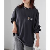 ネコ刺繍ラグランロンT | Riberry | 詳細画像31