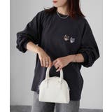 ネコ刺繍ラグランロンT | Riberry | 詳細画像32