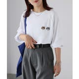 ネコ刺繍ラグランロンT | Riberry | 詳細画像33