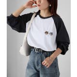 ネコ刺繍ラグランロンT | Riberry | 詳細画像5