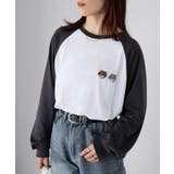 ネコ刺繍ラグランロンT | Riberry | 詳細画像7