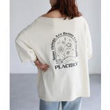 ロゴ刺繍オフショルピグメントロンT | Riberry | 詳細画像2 