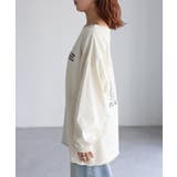 ロゴ刺繍オフショルピグメントロンT | Riberry | 詳細画像9 