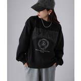 カレッジロゴ刺繍裏起毛スウェット | Riberry | 詳細画像11 