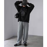 カレッジロゴ刺繍裏起毛スウェット | Riberry | 詳細画像15 