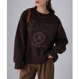 カレッジロゴ刺繍裏起毛スウェット | Riberry | 詳細画像17 