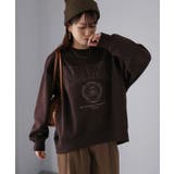 カレッジロゴ刺繍裏起毛スウェット | Riberry | 詳細画像18 
