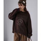 カレッジロゴ刺繍裏起毛スウェット | Riberry | 詳細画像19 