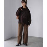 カレッジロゴ刺繍裏起毛スウェット | Riberry | 詳細画像23 