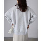 カレッジロゴ刺繍裏起毛スウェット | Riberry | 詳細画像6 