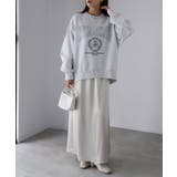 カレッジロゴ刺繍裏起毛スウェット | Riberry | 詳細画像7 