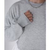 裏毛ペプラム異素材ドッキングスウェット | Riberry | 詳細画像28 