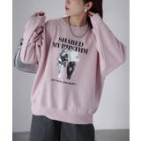 【体型カバー】裏起毛フォトプリントスウェット カジュアル 秋冬 | Riberry | 詳細画像19 