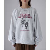 【体型カバー】裏起毛フォトプリントスウェット カジュアル 秋冬 | Riberry | 詳細画像25 