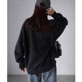 【体型カバー】裏起毛フォトプリントスウェット カジュアル 秋冬 | Riberry | 詳細画像6 