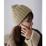 ケーブルニットキャップ | Riberry | 詳細画像14 