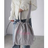 ロゴ刺繍巾着トートバッグ | Riberry | 詳細画像12 