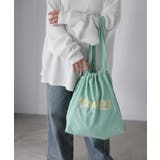 ロゴ刺繍巾着トートバッグ | Riberry | 詳細画像16 