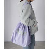 ロゴ刺繍巾着トートバッグ | Riberry | 詳細画像17 