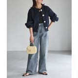 ビックボタン畦編みニットショートカーディガン | Riberry | 詳細画像33 