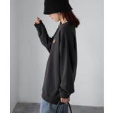 【体型カバー】めがねキツネ胸刺繍スウェット／カジュアル／春／トレーナー | Riberry | 詳細画像12 