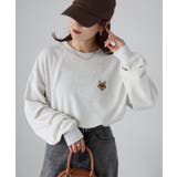 【体型カバー】めがねキツネ胸刺繍スウェット／カジュアル／春／トレーナー | Riberry | 詳細画像21 