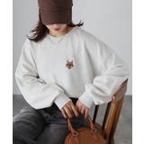 【体型カバー】めがねキツネ胸刺繍スウェット／カジュアル／春／トレーナー | Riberry | 詳細画像23 