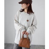 【体型カバー】めがねキツネ胸刺繍スウェット／カジュアル／春／トレーナー | Riberry | 詳細画像29 