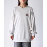 【体型カバー】めがねキツネ胸刺繍スウェット／カジュアル／春／トレーナー | Riberry | 詳細画像35 