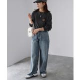 【体型カバー】めがねキツネ刺繍ロンT／カジュアル／春／ママ | Riberry | 詳細画像18 