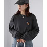 【体型カバー】めがねキツネ刺繍ロンT／カジュアル／春／ママ | Riberry | 詳細画像22 