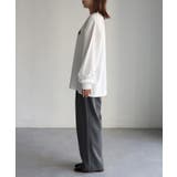 【体型カバー】めがねキツネ刺繍ロンT／カジュアル／春／ママ | Riberry | 詳細画像49 