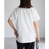 スクエアロゴプリント半袖Tシャツ | Riberry | 詳細画像11 