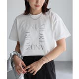 スクエアロゴプリント半袖Tシャツ | Riberry | 詳細画像2 