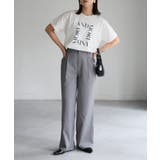 スクエアロゴプリント半袖Tシャツ | Riberry | 詳細画像20 