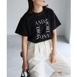 スクエアロゴプリント半袖Tシャツ | Riberry | 詳細画像25 