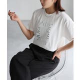 スクエアロゴプリント半袖Tシャツ | Riberry | 詳細画像7 