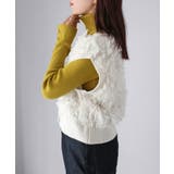 【レイヤードで体型カバー】フリンジニットベスト／大人カジュアル／春／Vネック | Riberry | 詳細画像19 