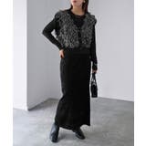 【レイヤードで体型カバー】フリンジニットベスト／大人カジュアル／春／Vネック | Riberry | 詳細画像2 